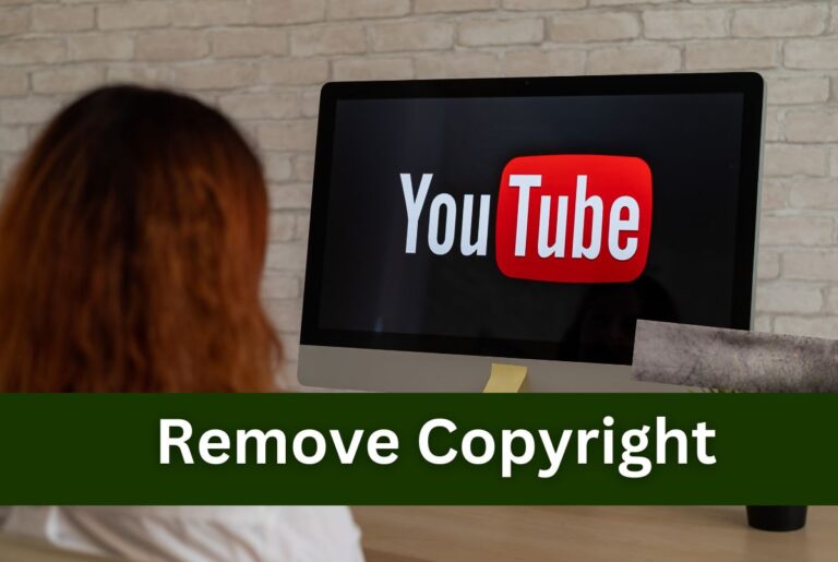 How to remove copyright off youtube videos