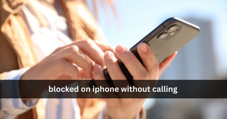 blocked on iphone without calling
