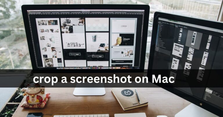 crop a screenshot on Mac