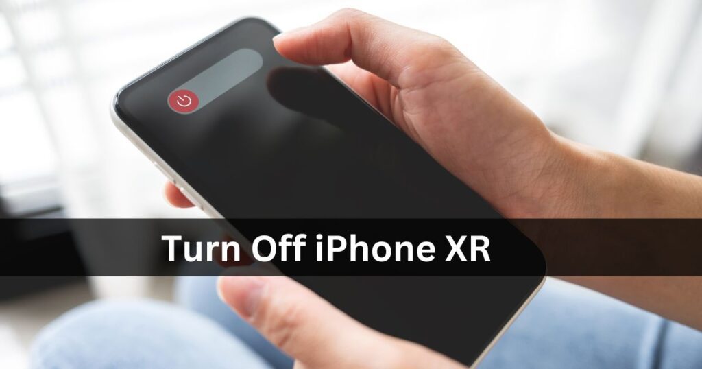 how to turn off an iphone xr when the screen is frozen