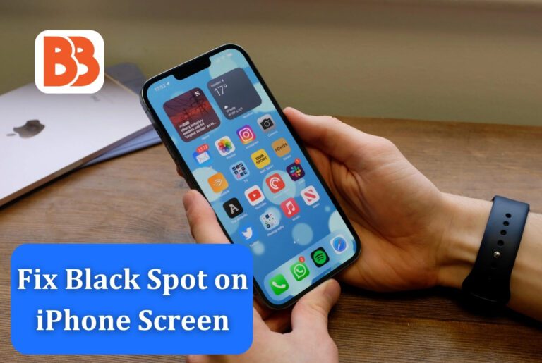 Black Spot on iPhone Screen