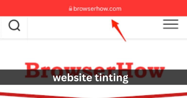 website tinting