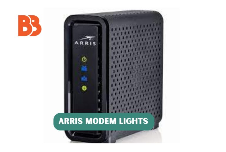 Arris modem lights